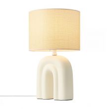 Haze lampa stołowa beżowa 1x40W E27